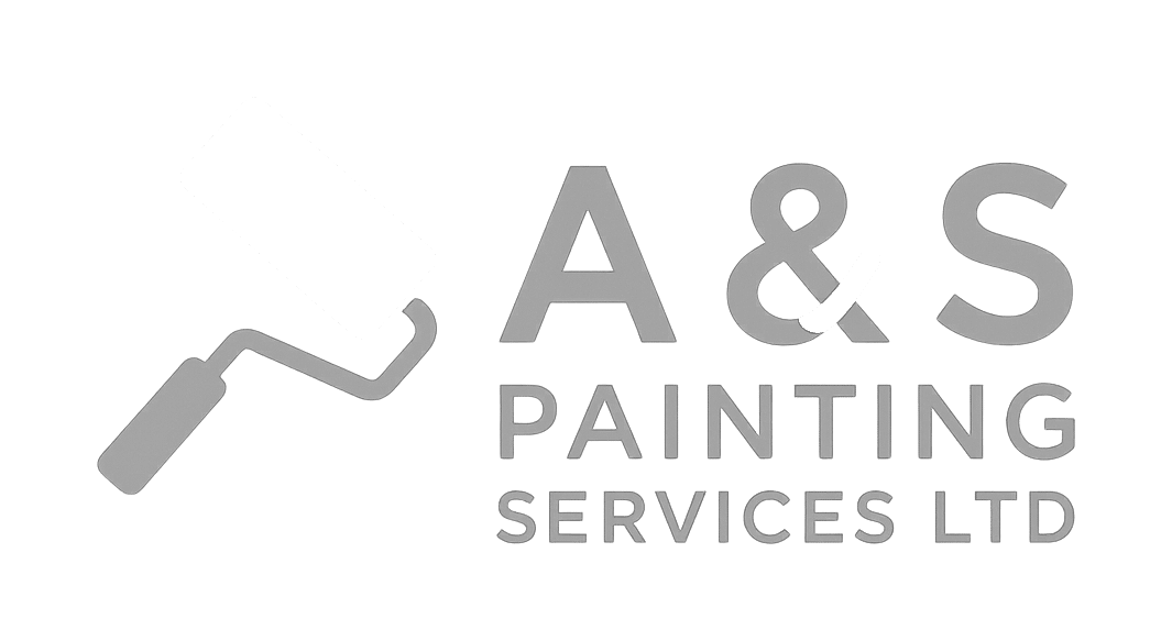 a & s painting services ltd logo upscaled transparent light greyscale